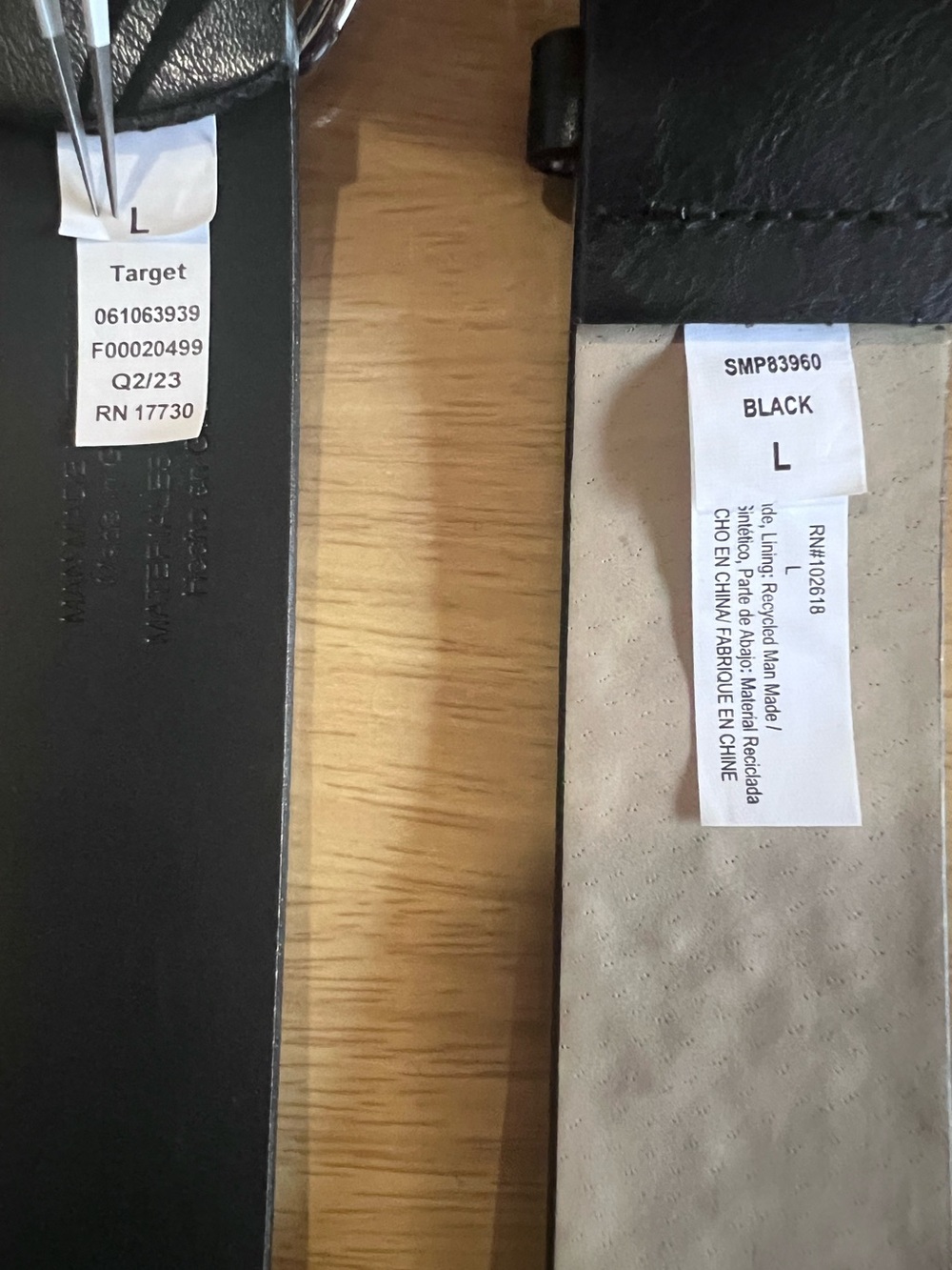 Faux Leather Belts, Set of 2 - Picture 9 of 12
